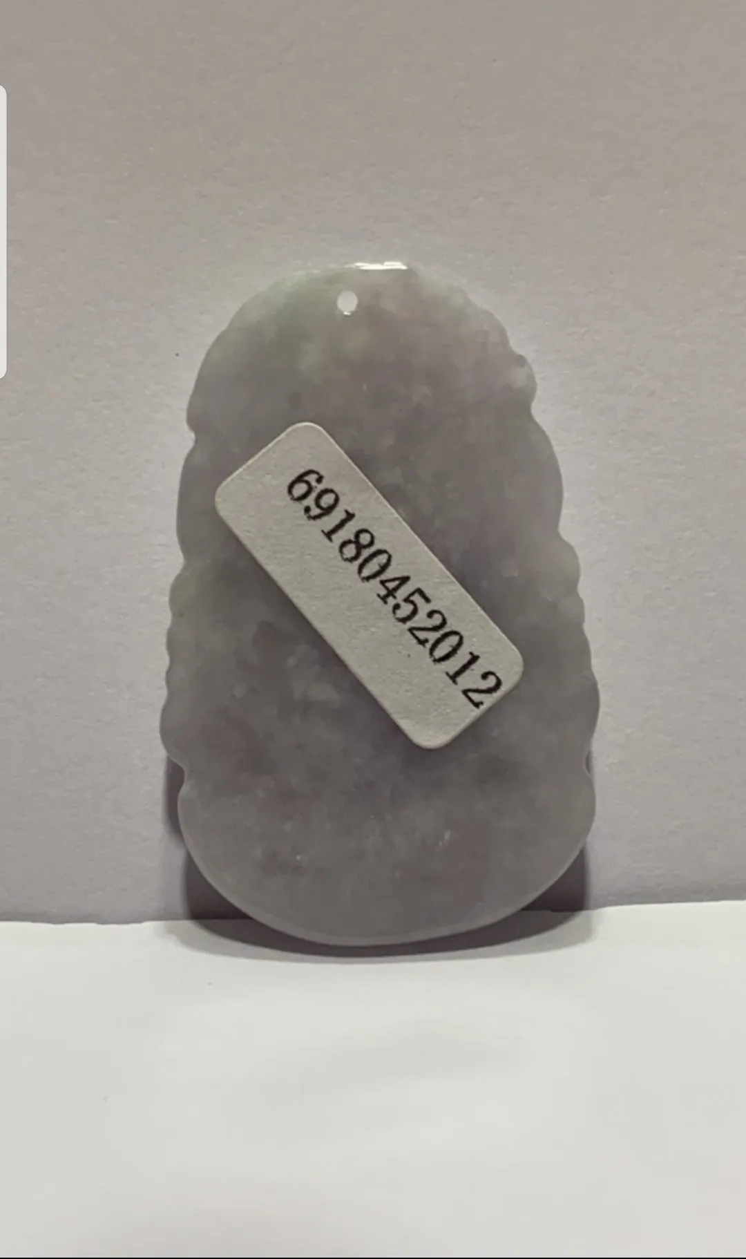 10% OFF- Certified Natural Lavender Light Green Jadeite Emerald A*Jade HandCarved Lucky Rat Pendant 2012