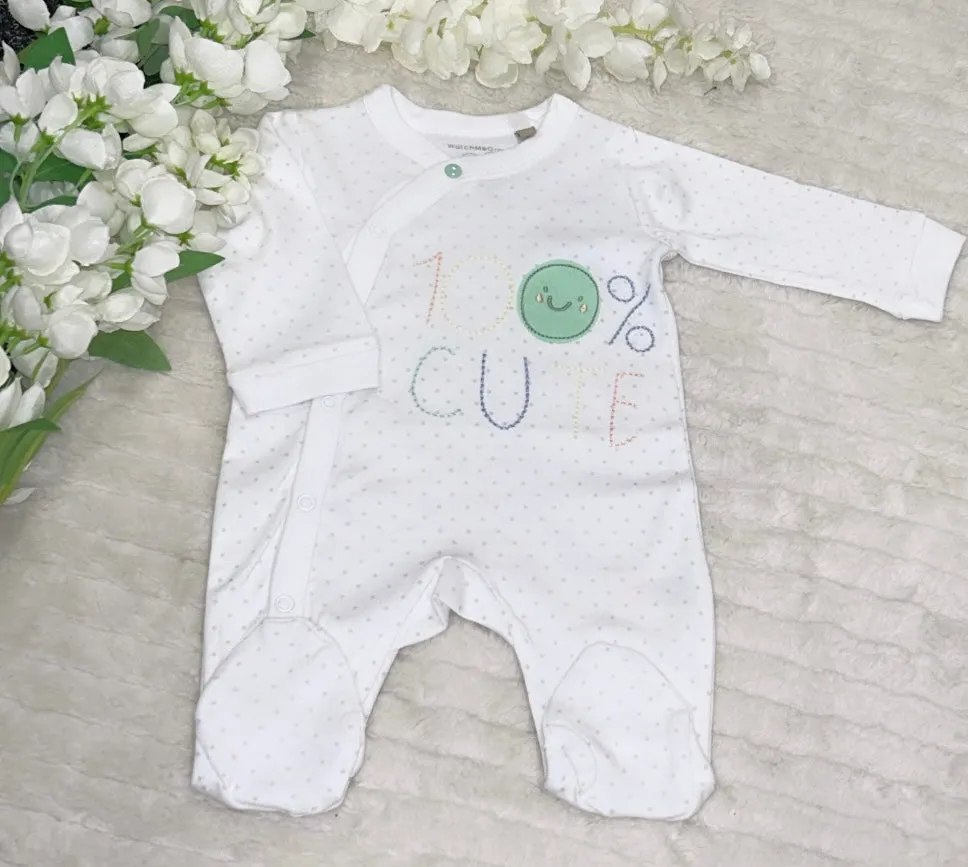100 percent cute sleepsuit