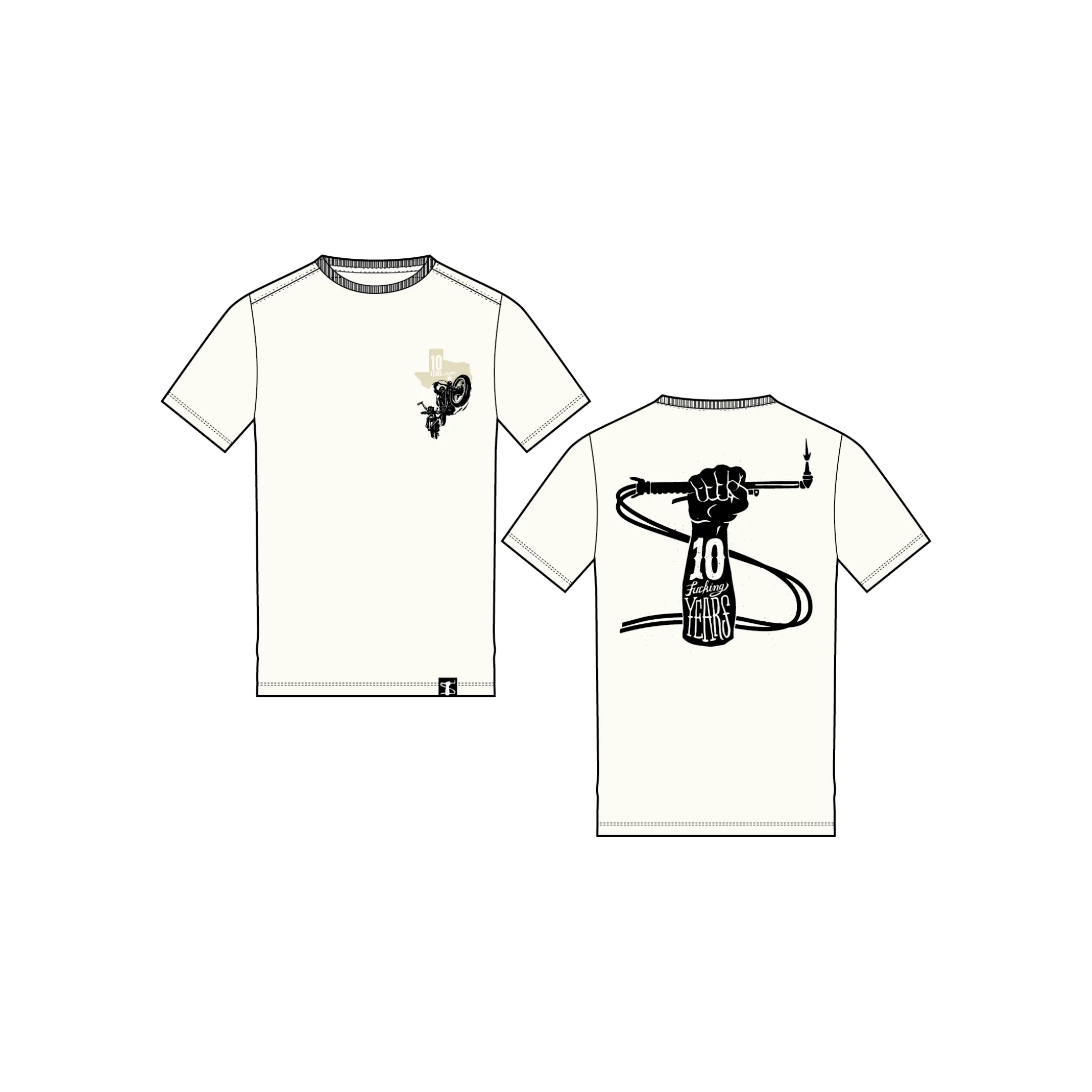 15. HBS 10 Year Fist T-Shirt