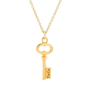 18K RG Tiffany & Co Key Pendant