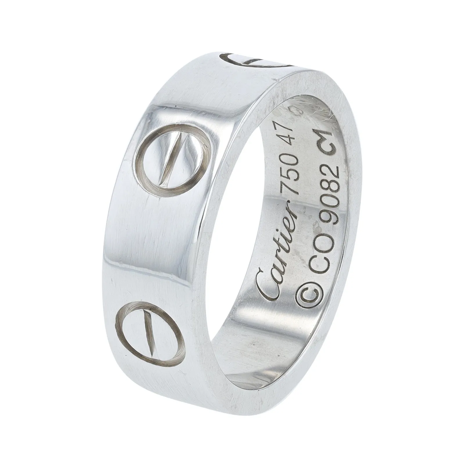 18K WG Cartier Love Band