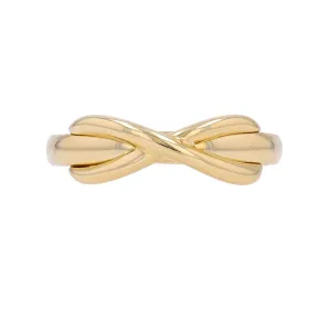 18K YG Tiffany & Co infinity Ring<p><strong>$549</p></strong>