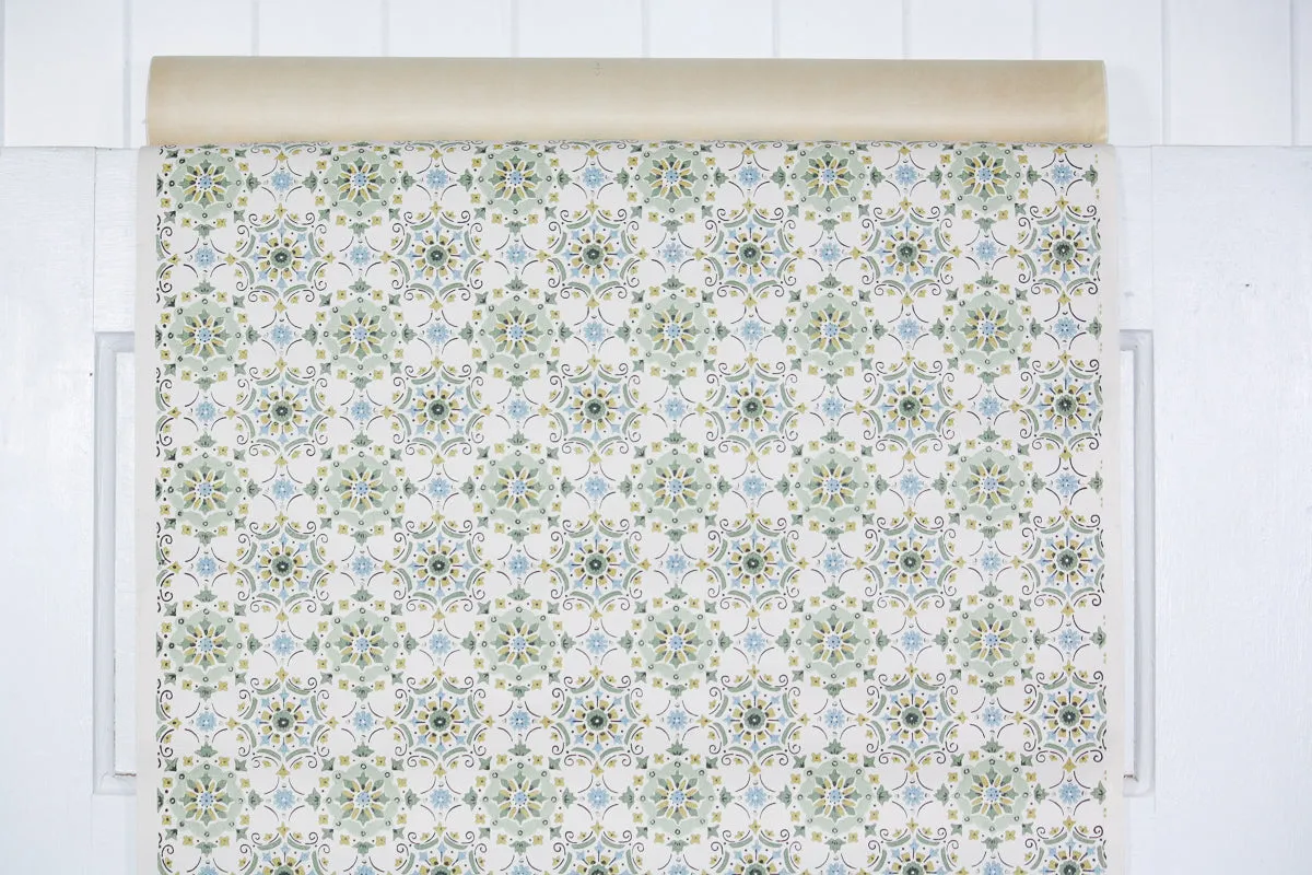 1950s Geometric Vintage Wallpaper
