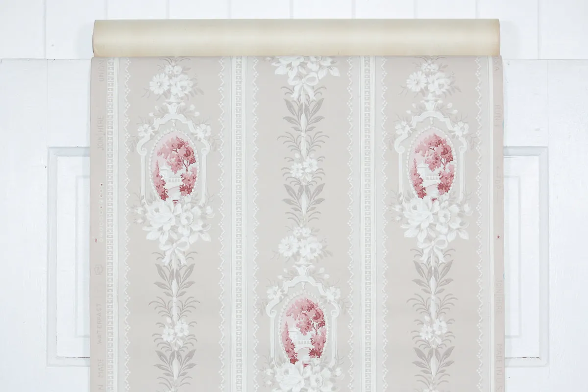 1950s Scenic Vintage Wallpaper