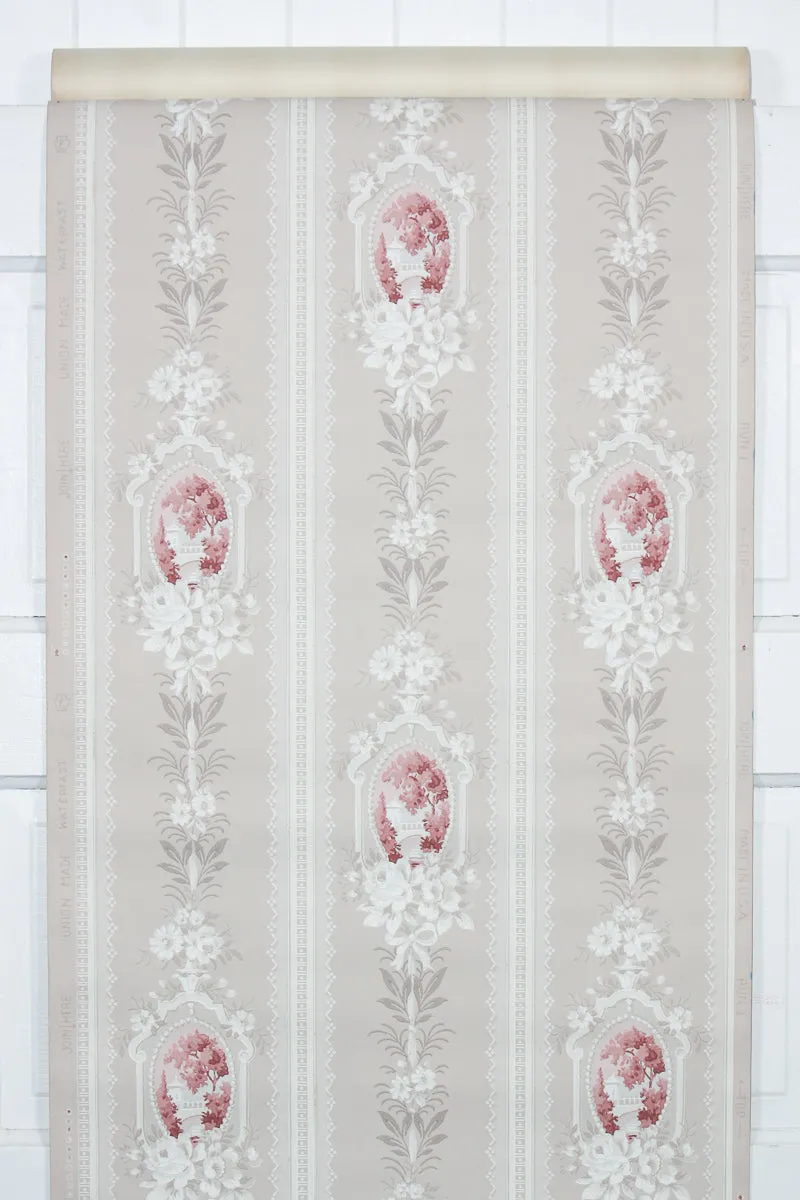 1950s Scenic Vintage Wallpaper
