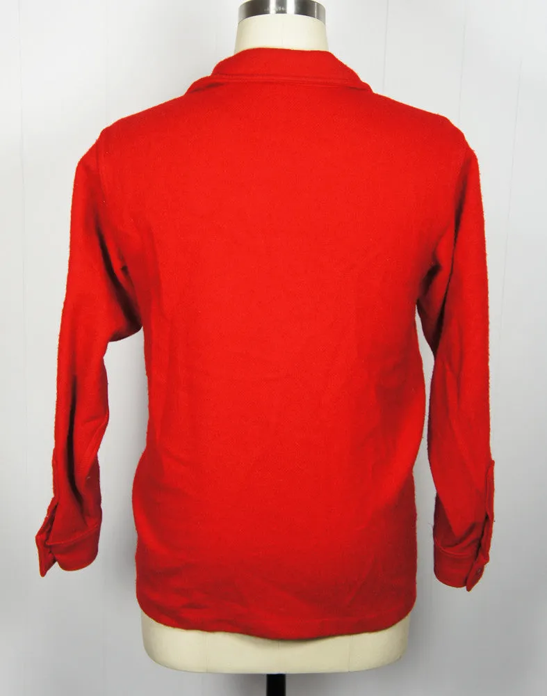 1960's Boy Scouts of America Wool Shirt Jacket - Size L
