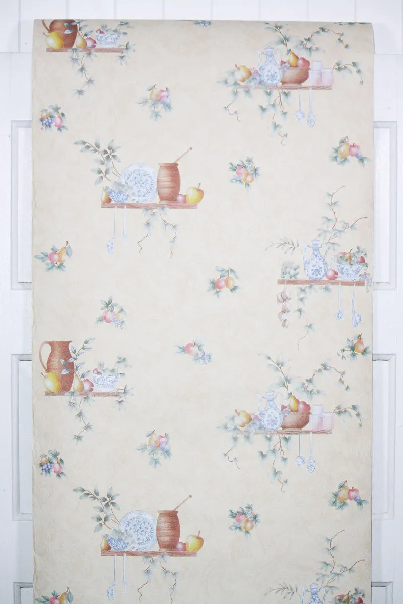 1980s Kitchen Vintage Wallpaper
