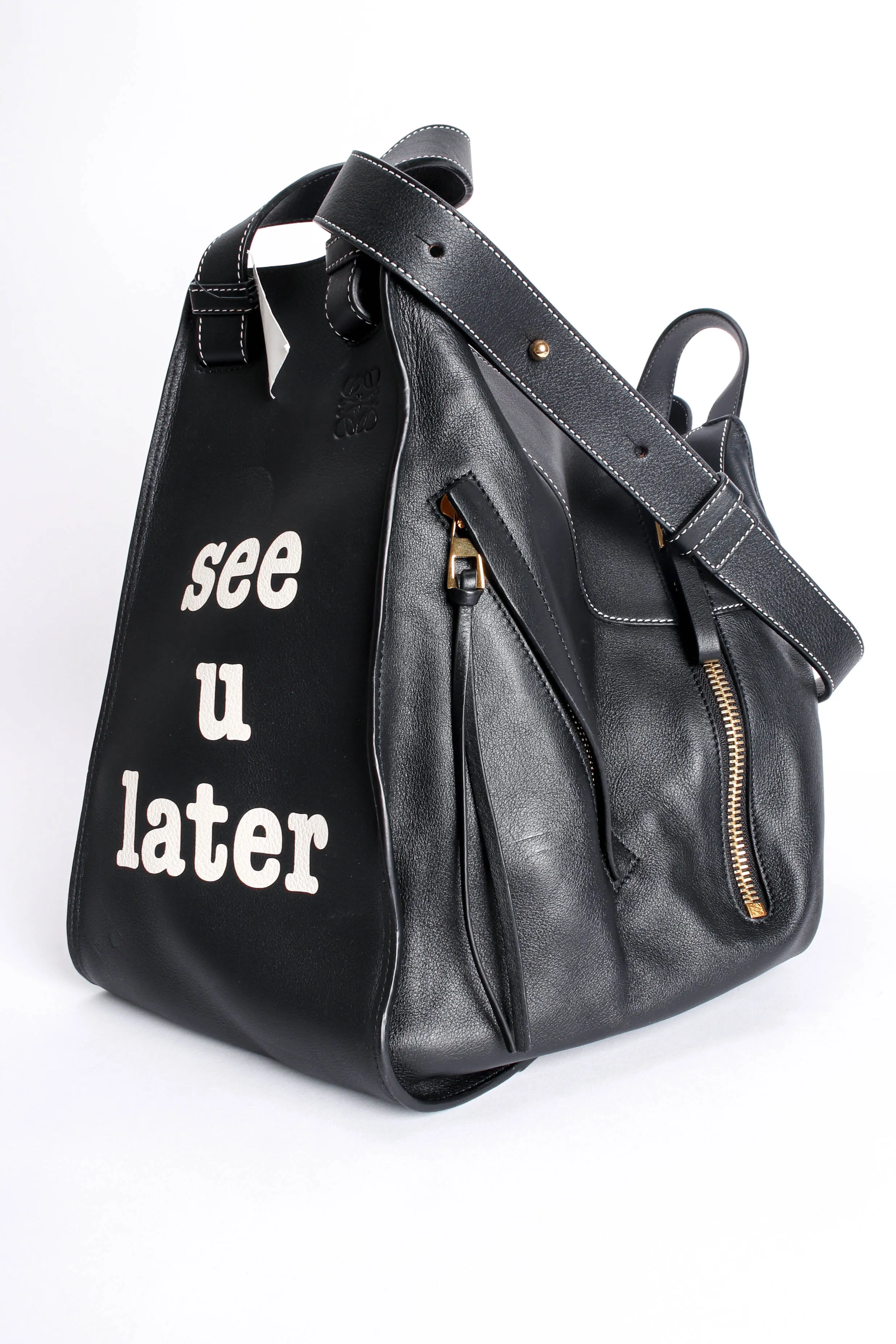 2017 S/S See U Later Leather Hammock Bag