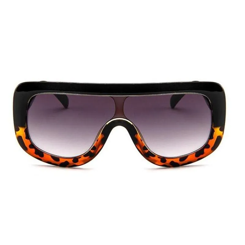 2021 Leopard Frame Women Designer Vintage Sunglasses
