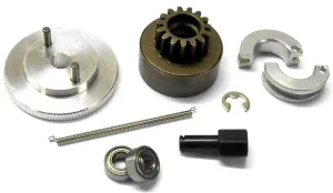 .21   RC Nitro Engine 2 Shoe Clutch Flywheel   Bell Kit 6mm Axle