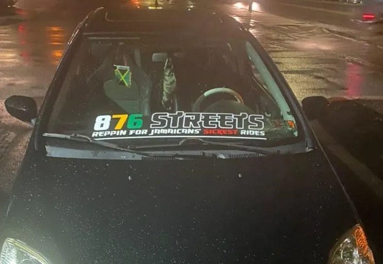 876 Streets 35 Inch Decal