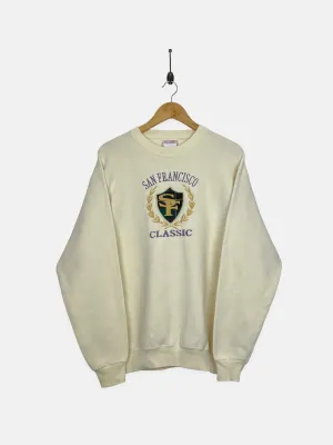 90's San Francisco Classic USA Made Embroidered Vintage Sweatshirt Size M-L