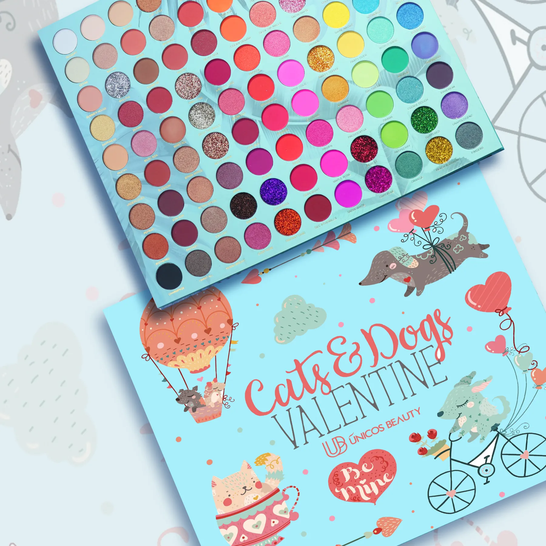 99 Colors Cool Palette Pro - Cute Animal Valentine