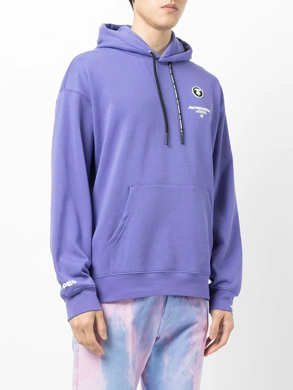 AAPE BY *A BATHING APE® logo-print hoodie