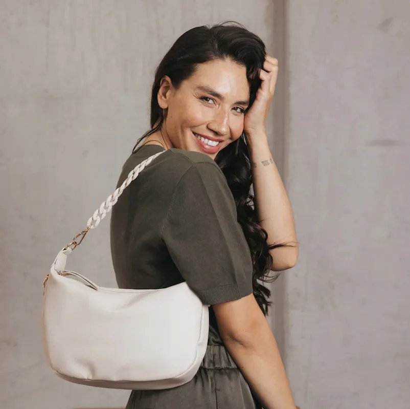 Adele Crossbody Bag - Oatmeal
