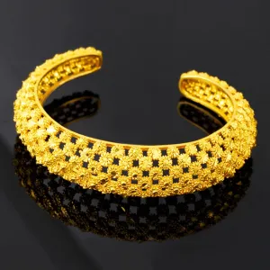 Adjustable Feng Shui Auspicious Gold Plated Bracelet