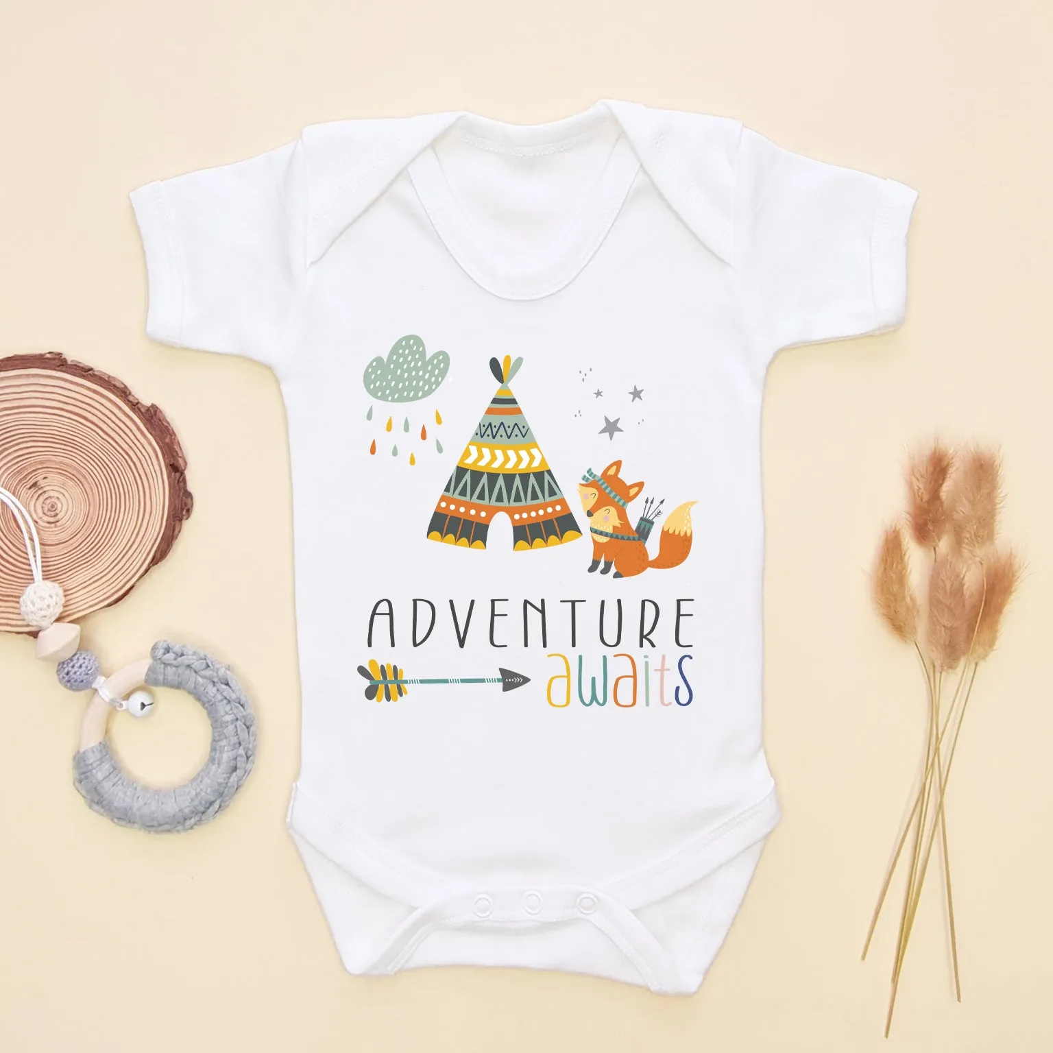 Adventure Awaits Baby Bodysuit