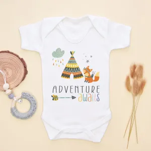 Adventure Awaits Baby Bodysuit