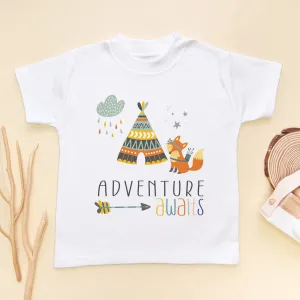Adventure Awaits Toddler & Kids T Shirt