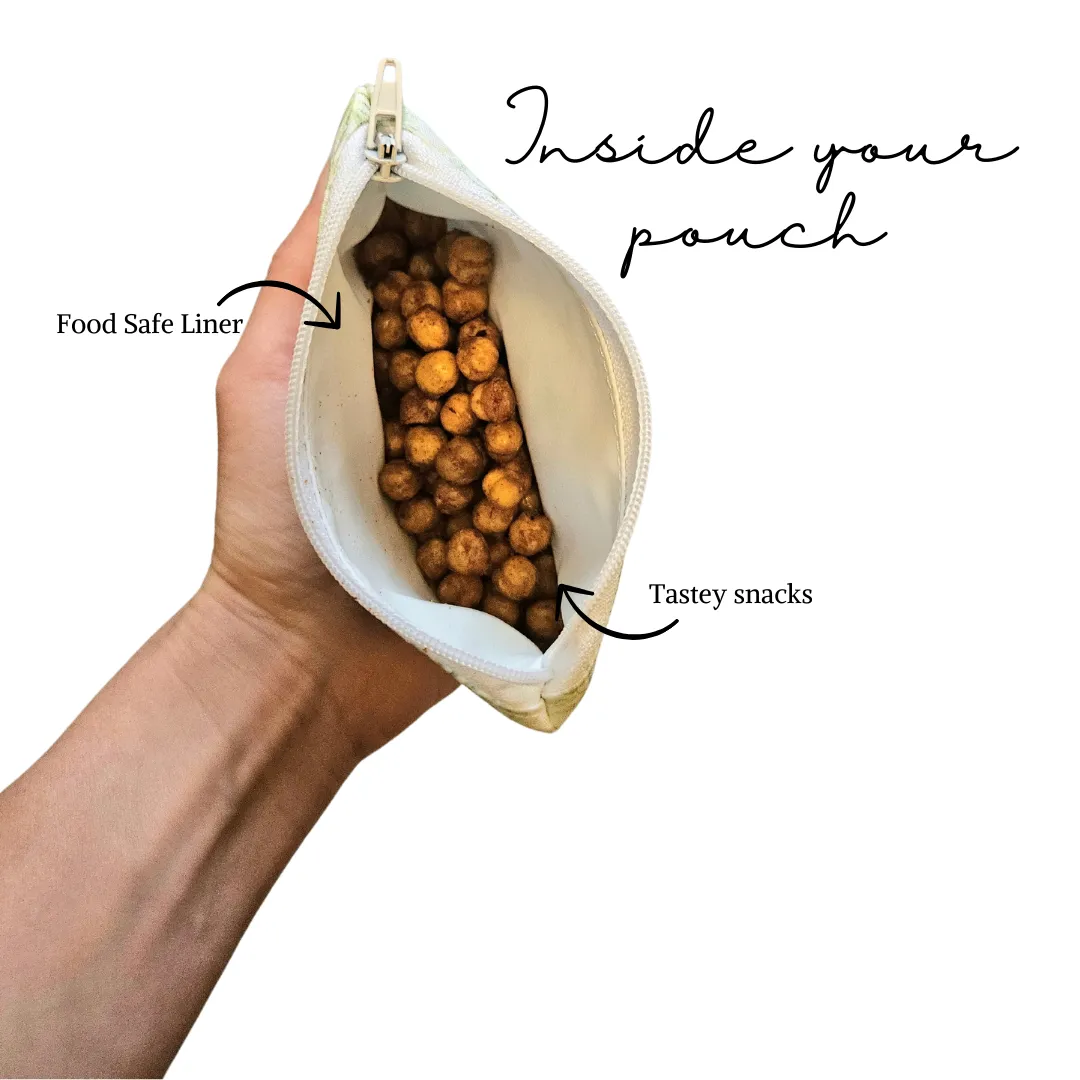 African Animals Reusable Food Safe Pouch