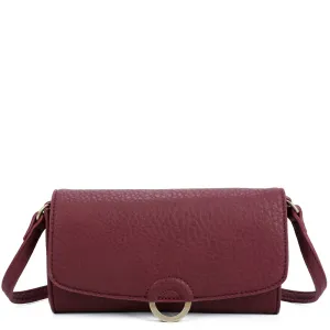 Agnes Wallet Crossbody - Eggplant