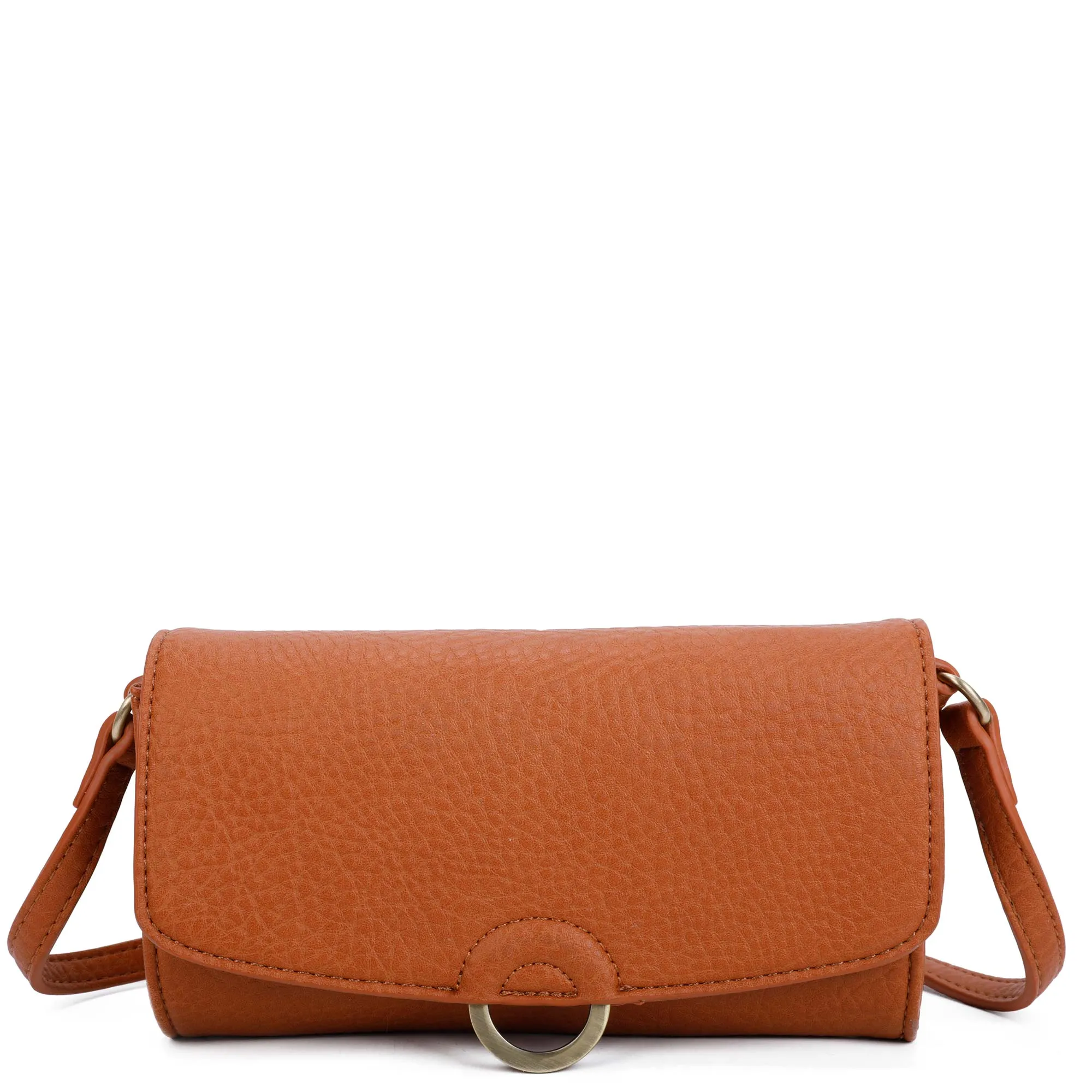 Agnes Wallet Crossbody - Eggplant