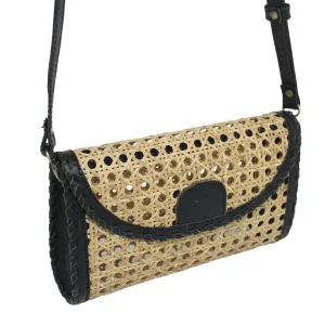Ainsley Crossbody & Clutch Bag- Black by POPPY   SAGE