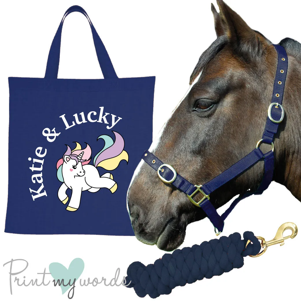'Alexa' Personalised Matching Equestrian Set - Unicorn design