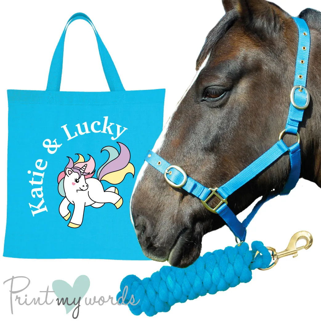 'Alexa' Personalised Matching Equestrian Set - Unicorn design