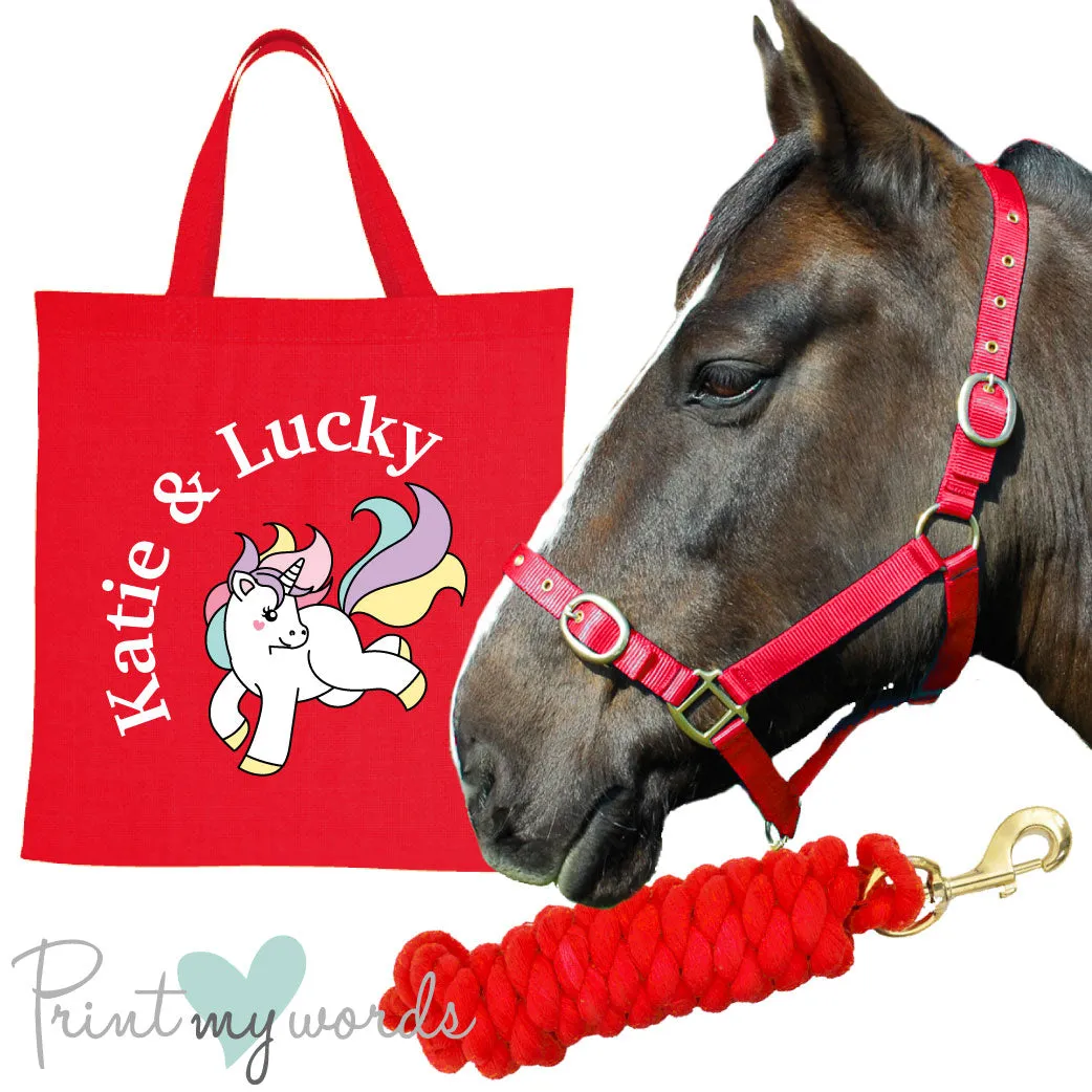 'Alexa' Personalised Matching Equestrian Set - Unicorn design