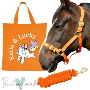 'Alexa' Personalised Matching Equestrian Set - Unicorn design