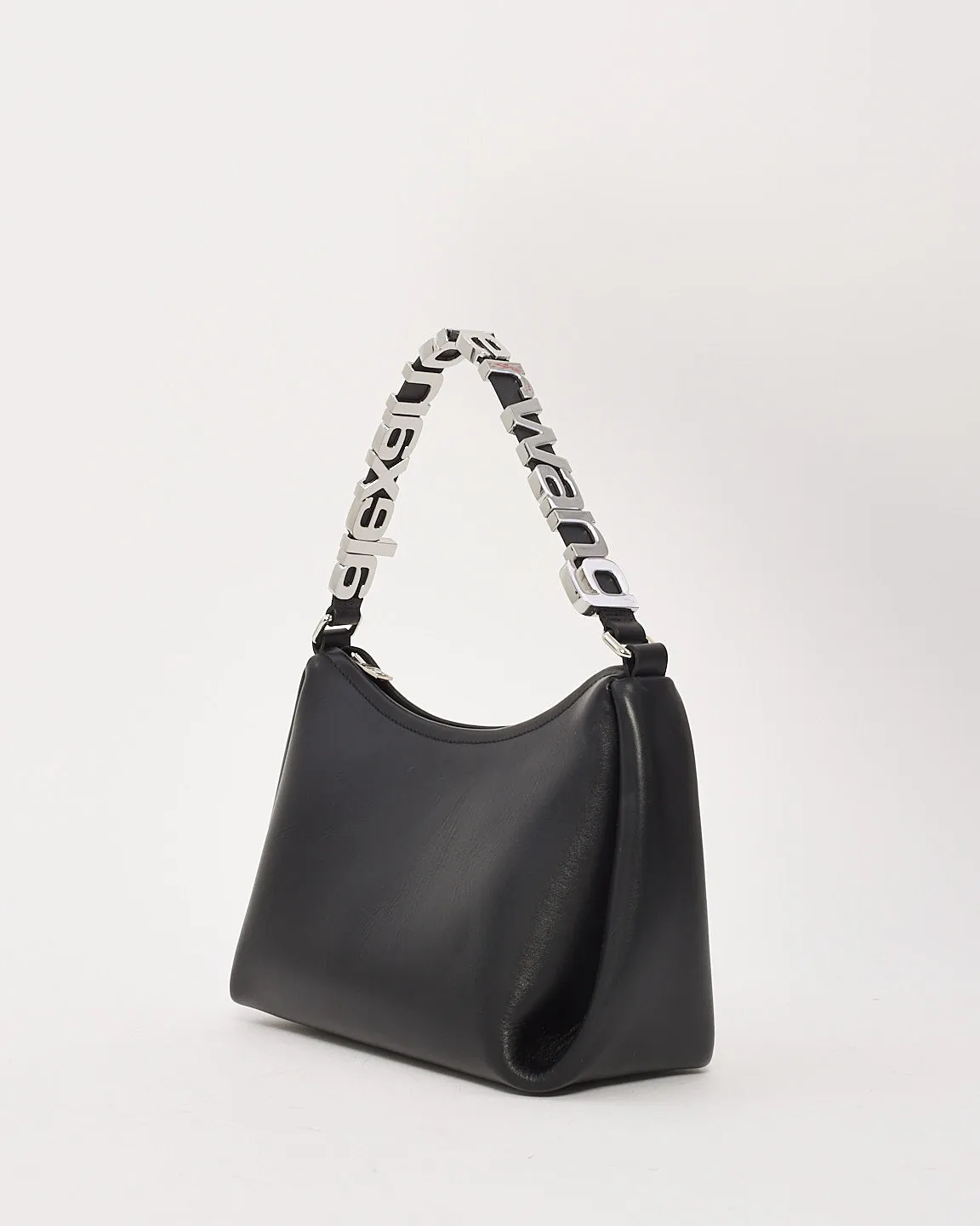 Alexander Wang Black Leather Medium Marquess Hobo Bag