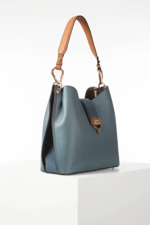 Alexi Airforce Blue Hobo Tote