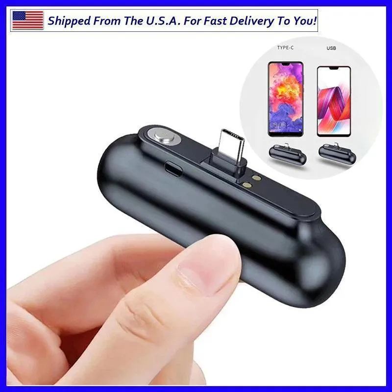 Amazing Compact Portable Power Bank For Your SAMSUNG Phone Gives You 8 - 12 Hours Of Back-up Power When You Need It!    You Get FREE Shipping Too!  🚛
