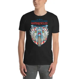 American Motorcycle Est 1987 T Shirt Classic Racer Motorbike T Shirt for Men