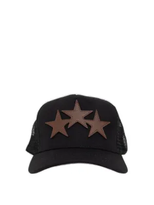 Amiri Amiri Three-Star Patch Trucker Hat