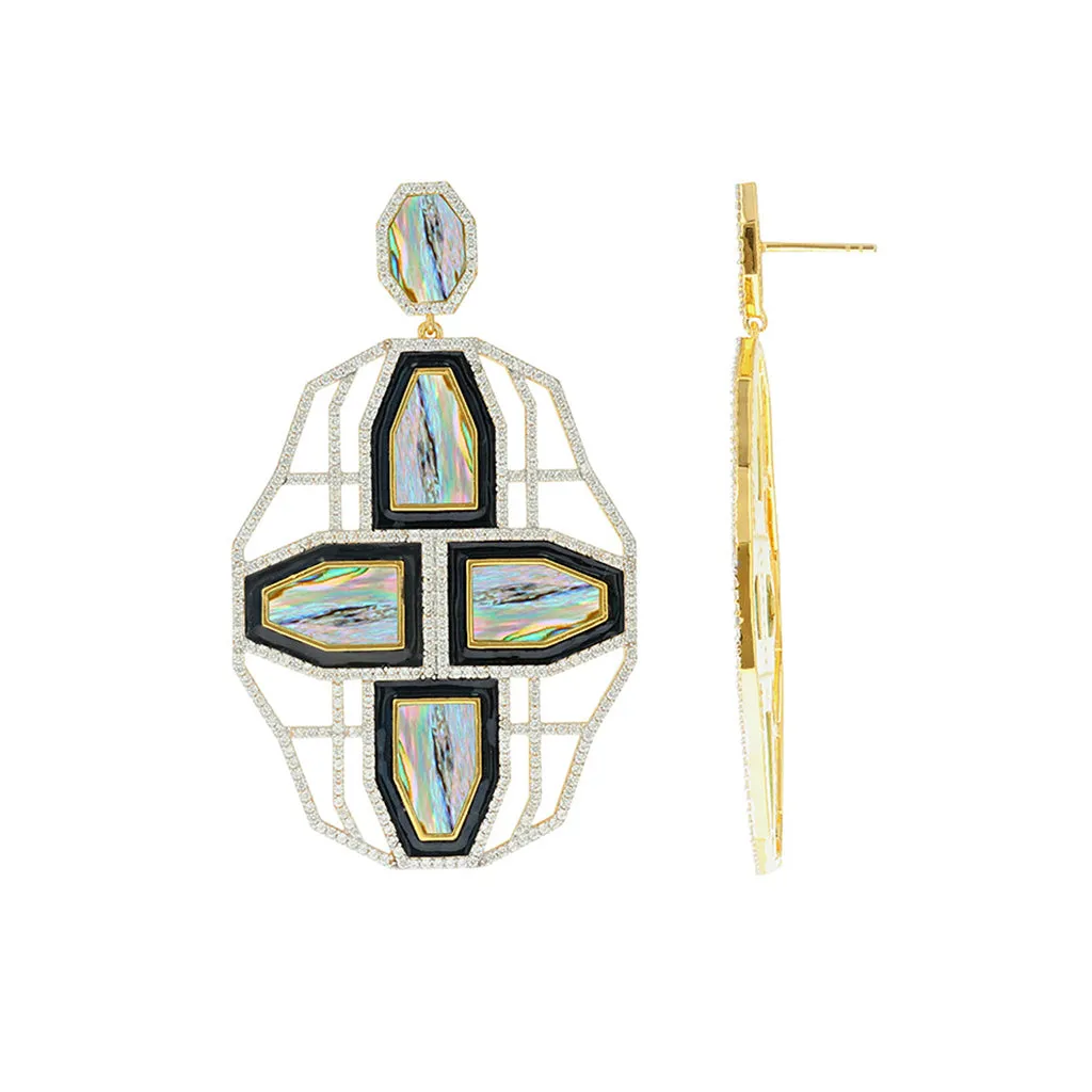 Aurora Dawn Earring - Abalone