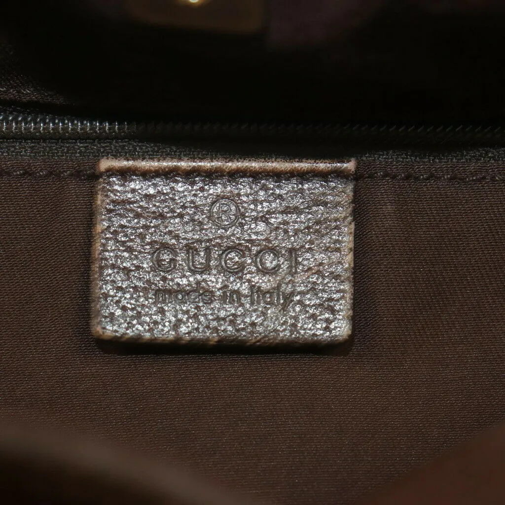Authentic Gucci Abbey Canvas Tote Bag
