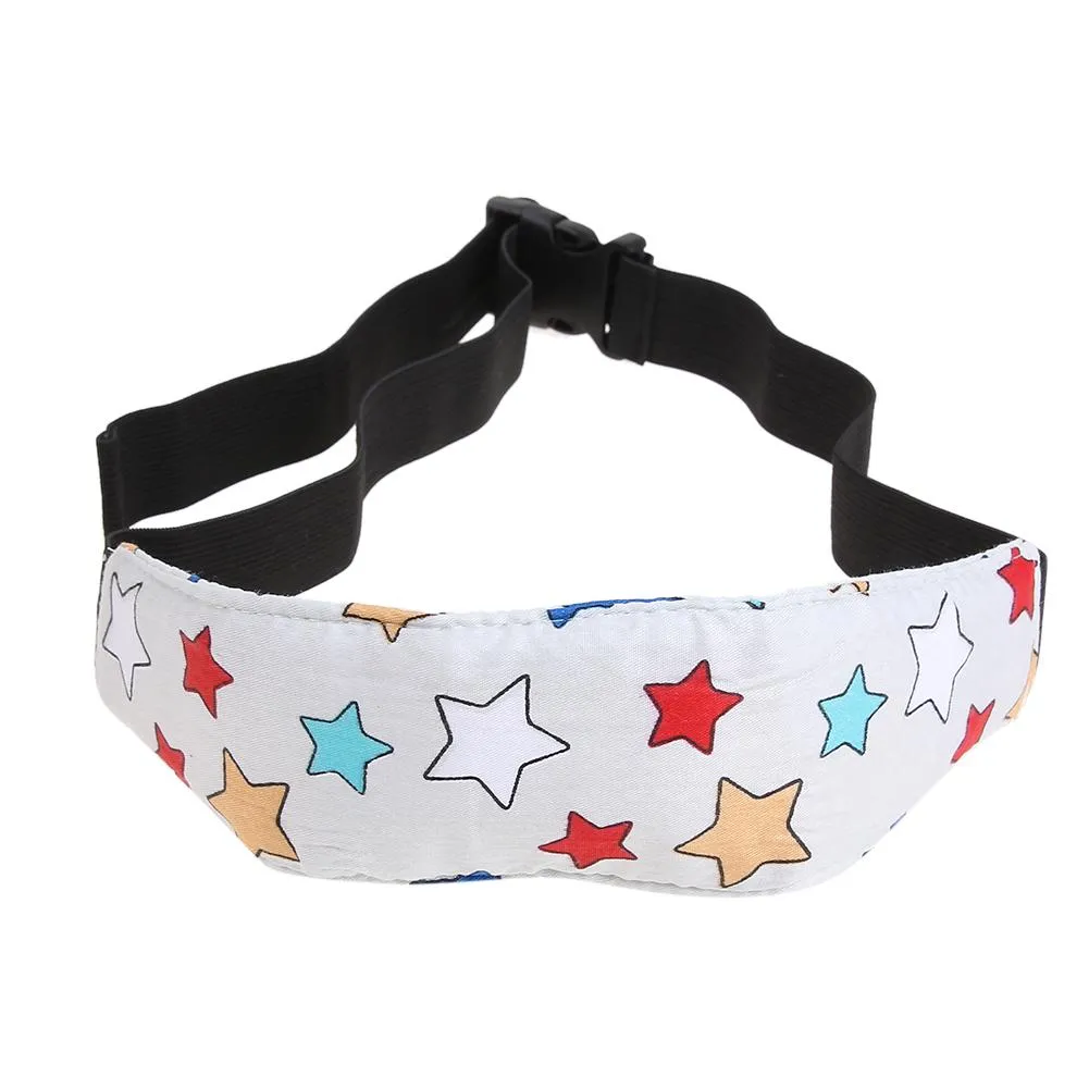 Baby Stroller Head Body Supports Infant Cars Seat Safety Sleeping Elastic Belt Kids Travel Safe Sleep Nap Aid Head Support Band