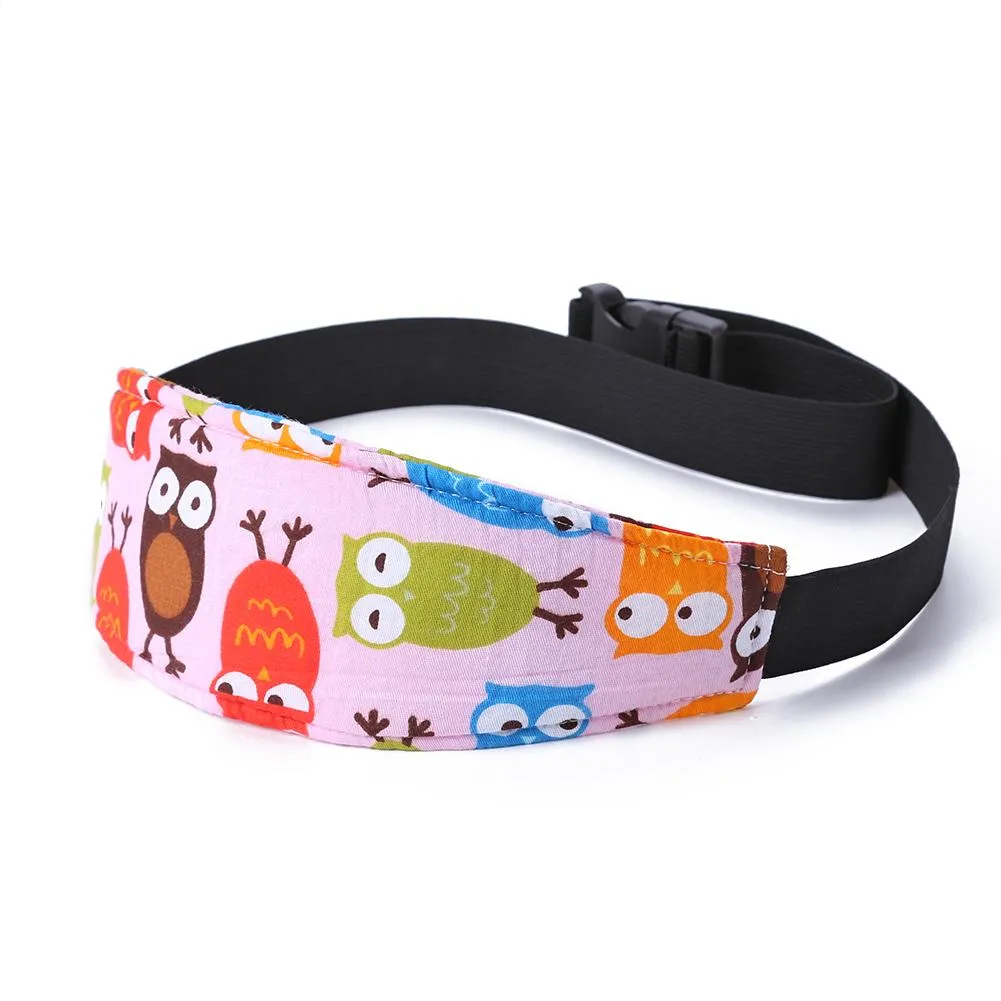 Baby Stroller Head Body Supports Infant Cars Seat Safety Sleeping Elastic Belt Kids Travel Safe Sleep Nap Aid Head Support Band