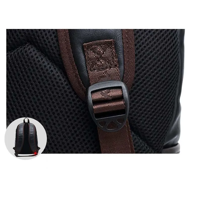 Backpack USB Charging <br> Vegan Leather