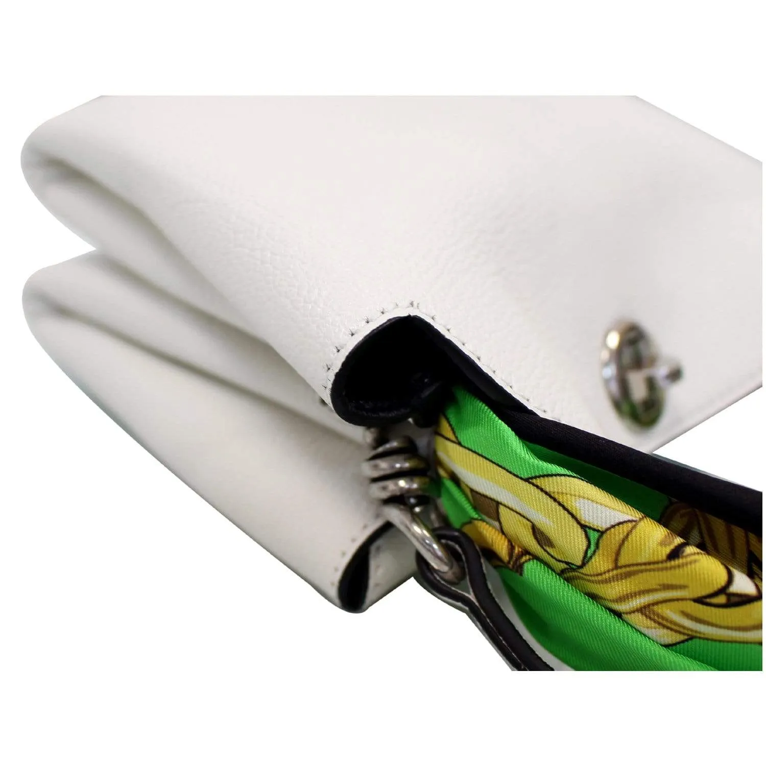 BALENCIAGA Flap Scarf XS Top Handle Crossbody Bag White - Last Call