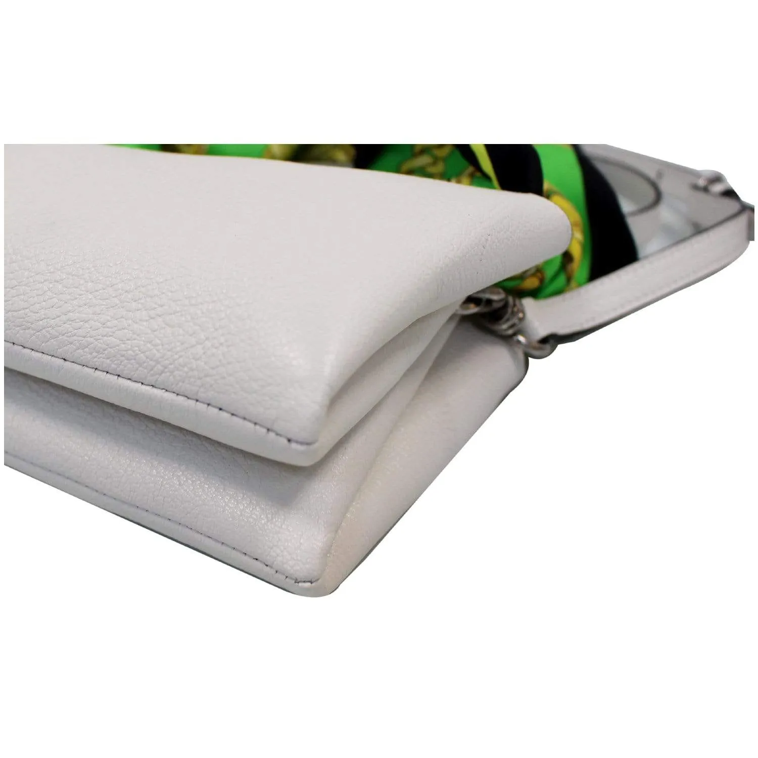 BALENCIAGA Flap Scarf XS Top Handle Crossbody Bag White - Last Call