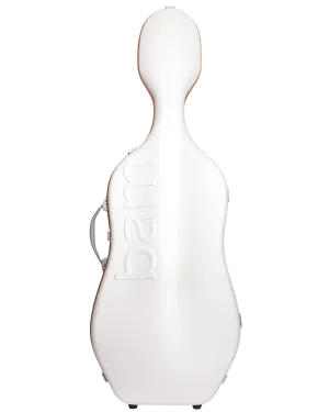 BAM Graffiti Hightech Slim Cello Case White/Orange 4/4