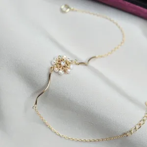 Baroque Bracelet - Eliana (Solid Silver)