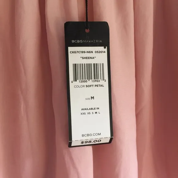 BCBG MAxazria Sheena Pink blousy shorts