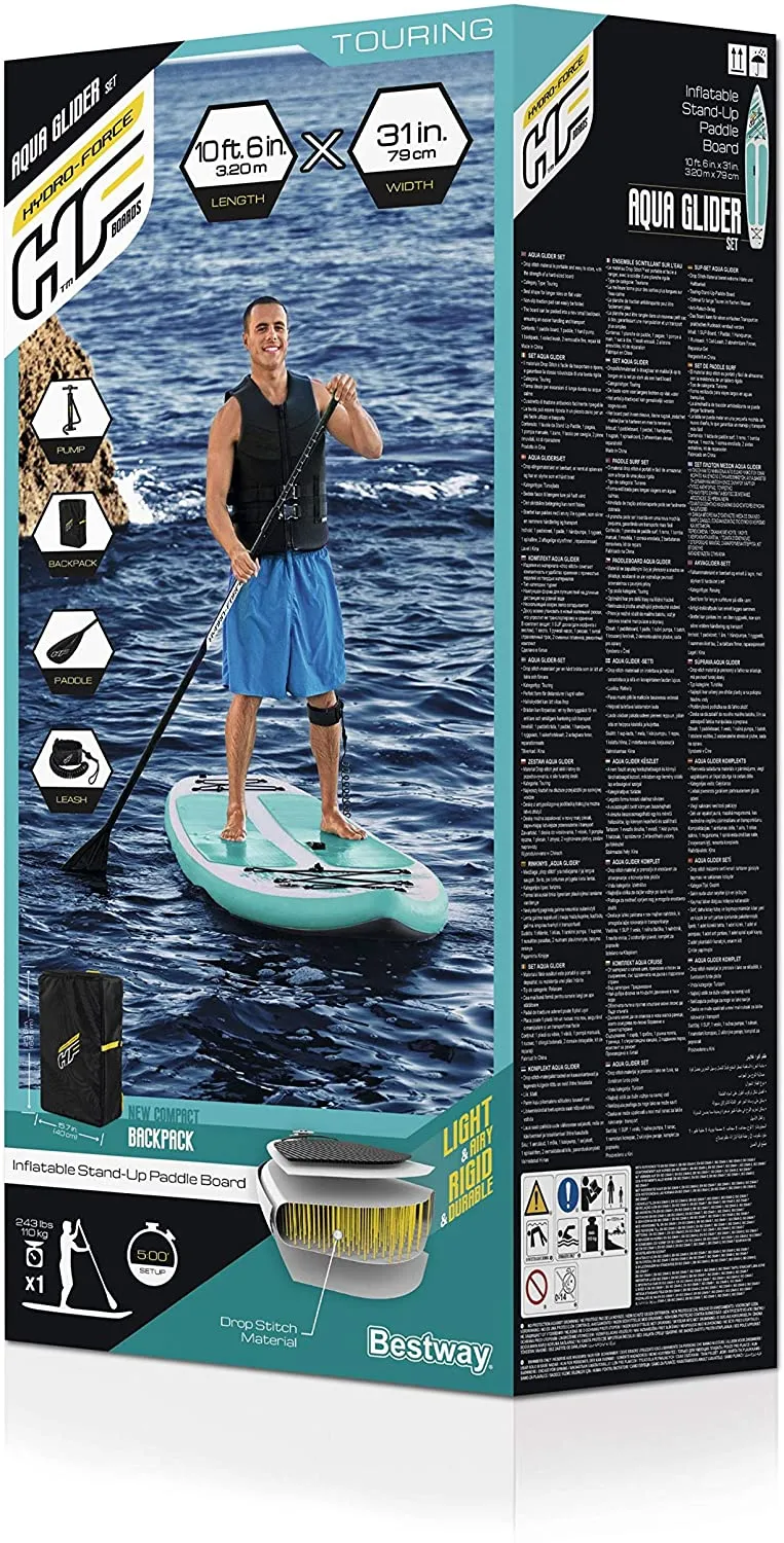 Bestway Hydroforce Aqua Glider 10 ft 6 SUP Paddleboard