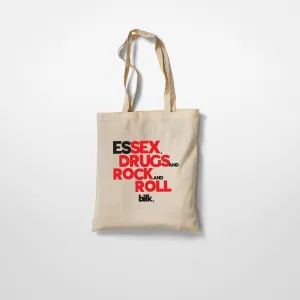 Bilk - 'Essex, Drugs and Rock and Roll' LP - Merch - Album Artwork Tote Bag   Digital Download