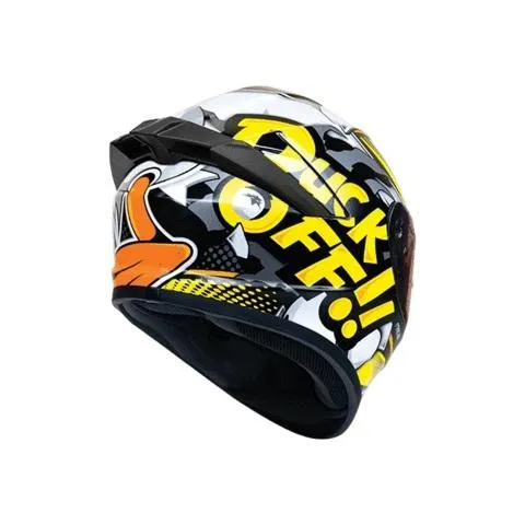 Bilmola HELMET -  Rapid S Duck Off White Yellow Gloss Helmet