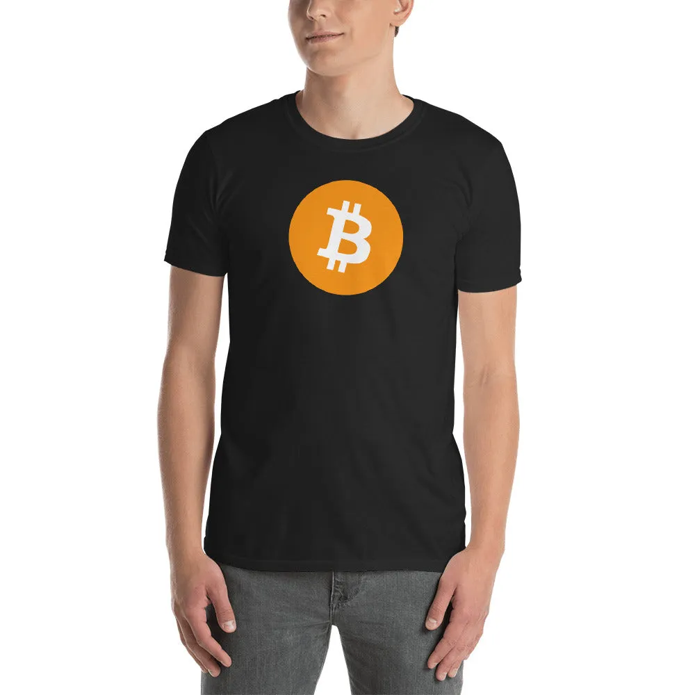 Bitcoin T Shirt Black Cryptocurrency Bitcoin Tee Shirt Blockchain Digital Ledger T Shirt for Men